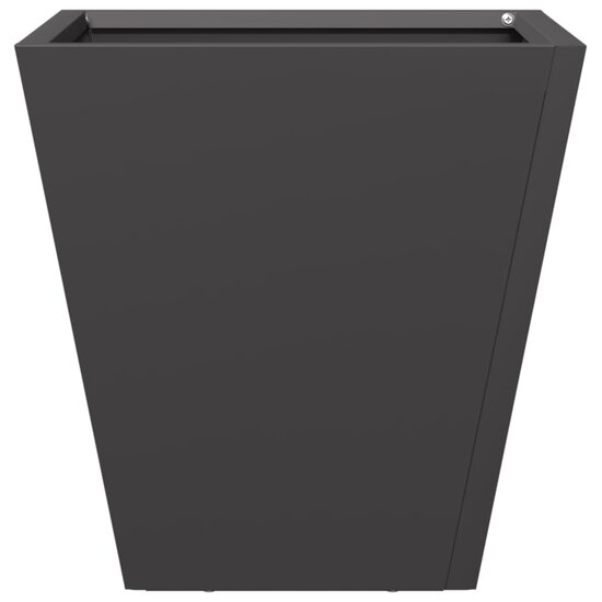 Plantenbak 30x30x30 cm staal zwart