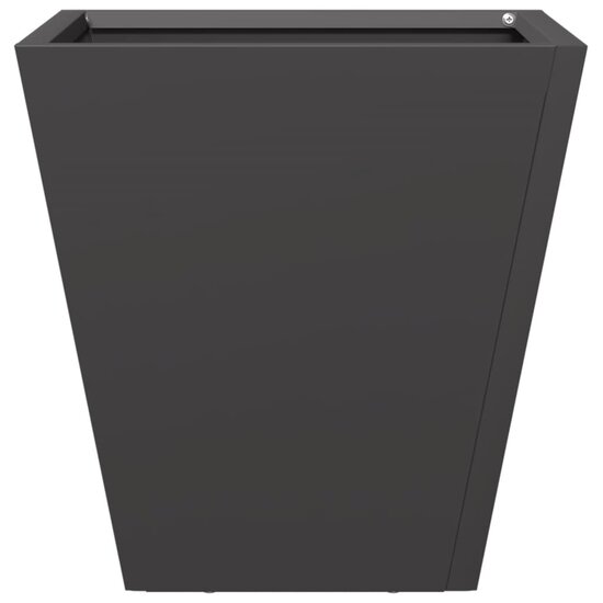 Plantenbak 30x30x30 cm staal zwart