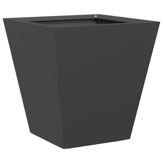 Plantenbak 30x30x30 cm staal zwart