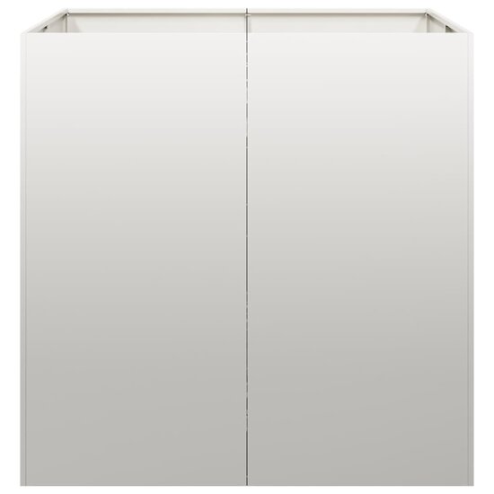 Plantenbak 80x80x80 cm roestvrij staal