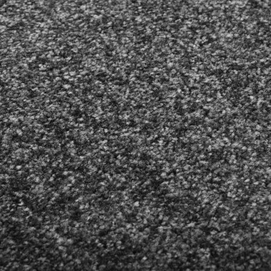Deurmat wasbaar 90x150 cm antraciet