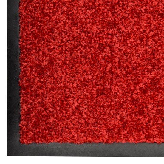 Deurmat wasbaar 120x180 cm rood