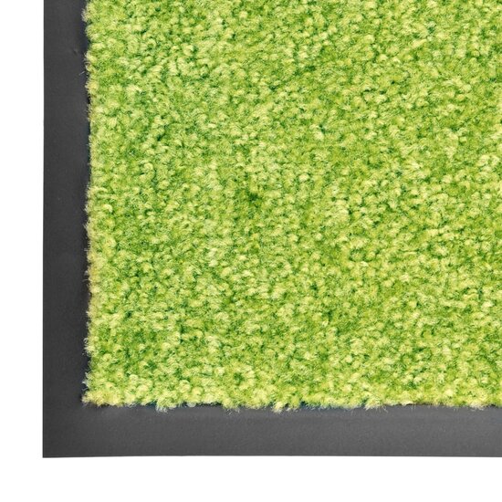 Deurmat wasbaar 90x150 cm groen