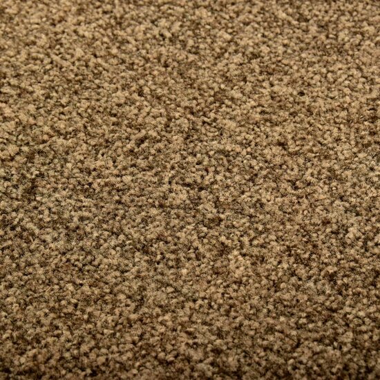 Deurmat wasbaar 90x150 cm bruin