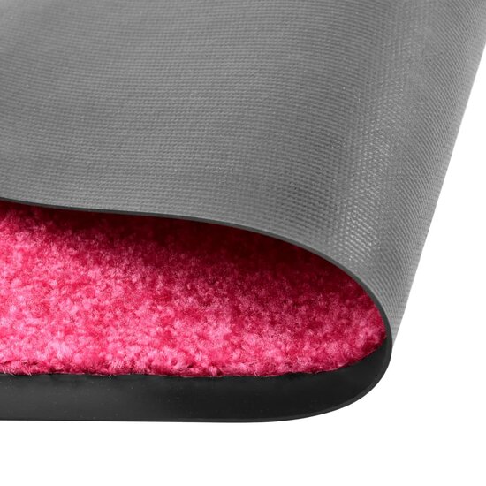 Deurmat wasbaar 40x60 cm roze