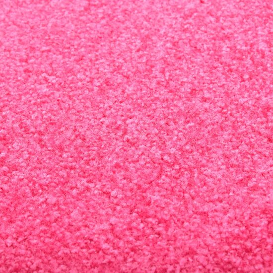 Deurmat wasbaar 40x60 cm roze