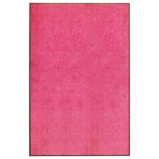 Deurmat wasbaar 120x180 cm roze