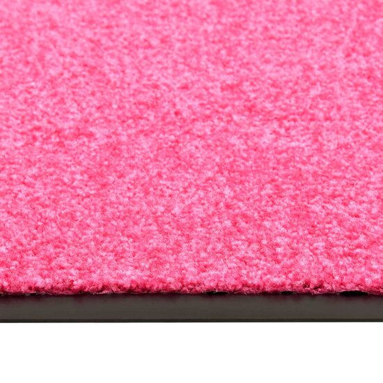 Deurmat wasbaar 120x180 cm roze