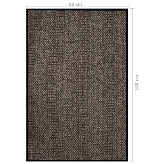 Deurmat 80x120 cm beige