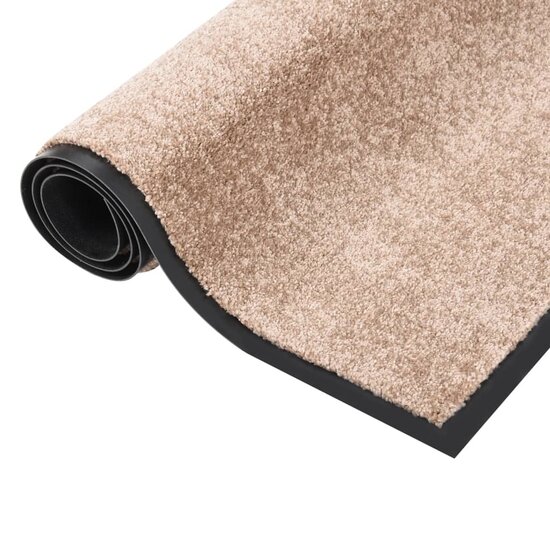 Deurmat 60x80 cm beige