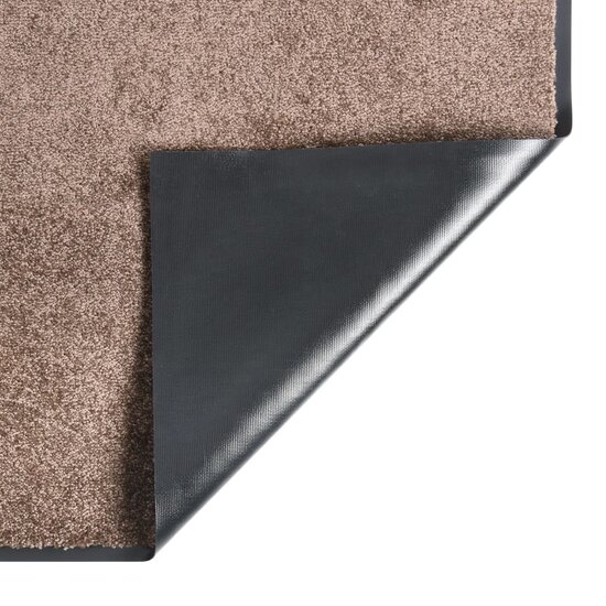 Deurmat 60x80 cm bruin