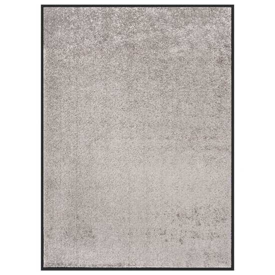 Deurmat 60x80 cm grijs