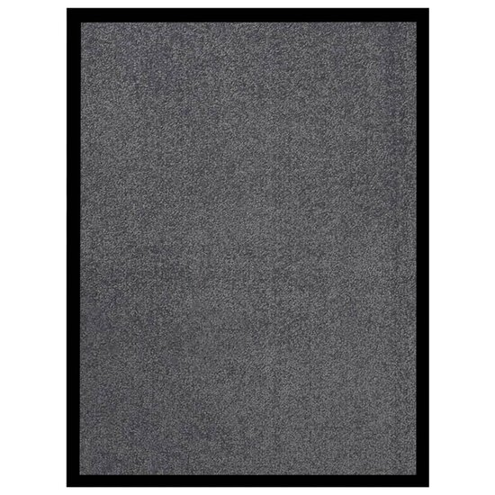 Deurmat 40x60 cm antracietkleurig