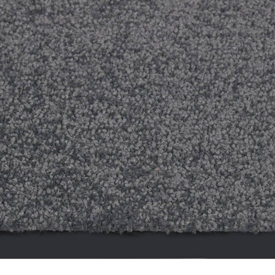 Deurmat 40x60 cm antracietkleurig