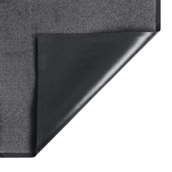 Deurmat 40x60 cm antracietkleurig