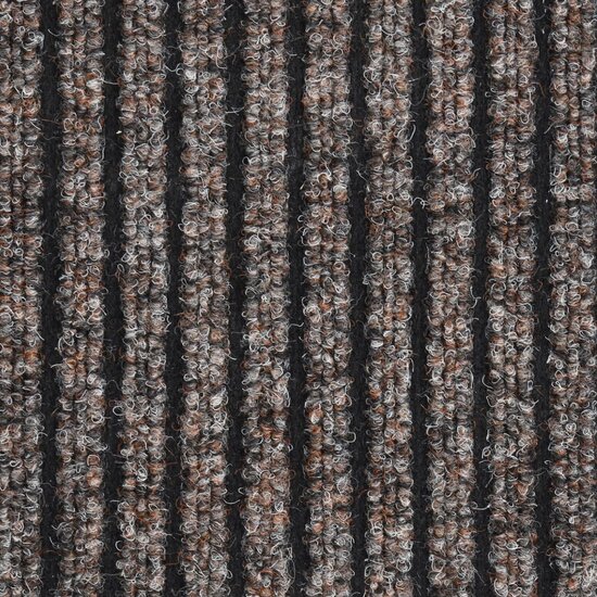 Deurmat 40x60 cm gestreept beige