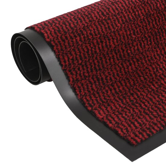 Deurmat getuft 60x150 cm rood