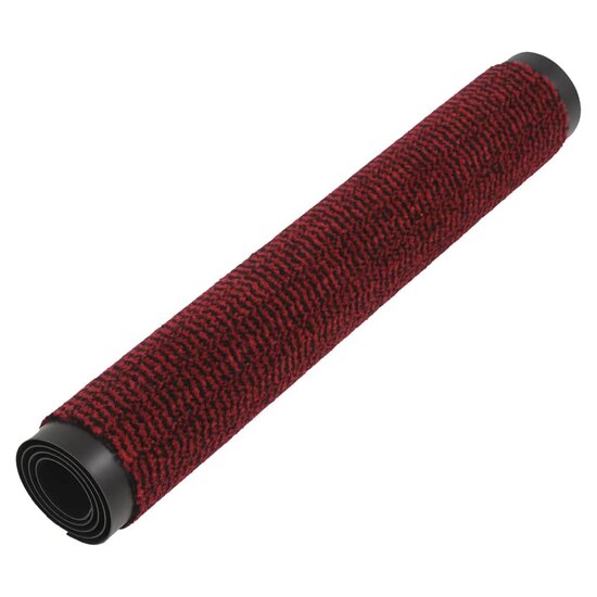 Deurmat getuft 60x150 cm rood
