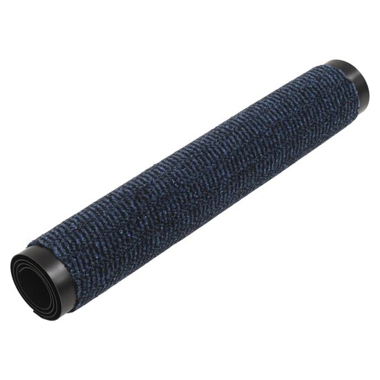 Deurmat getuft 60x150 cm blauw