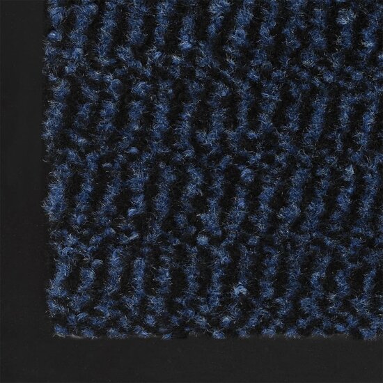 Deurmat getuft 60x150 cm blauw
