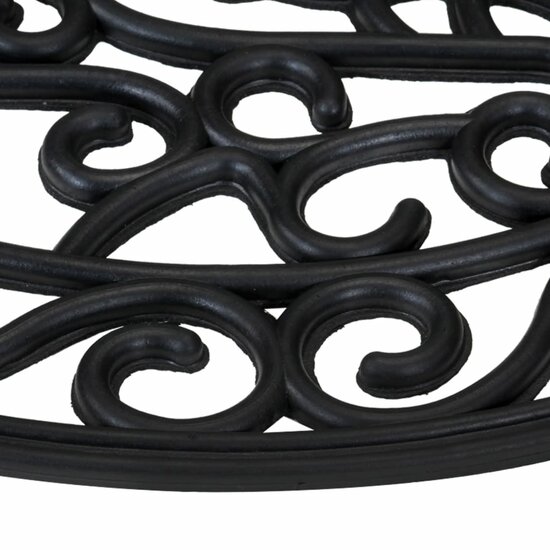 Deurmat halfrond 45x75 cm rubber