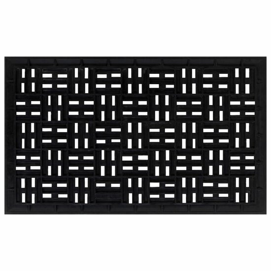 Deurmat Rechthoekig 45X75 Cm Rubber