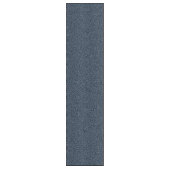 Deurmat 115x500 cm blauw