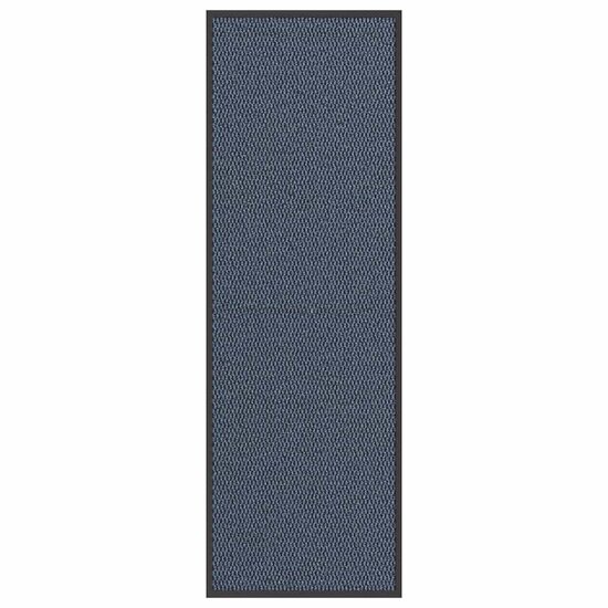 Deurmat 60x180 cm blauw