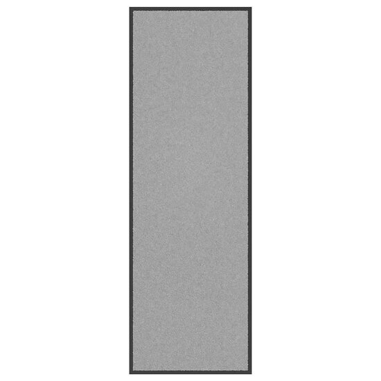 Deurmat 60x180 cm grijs