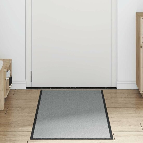 Deurmat 60x180 cm grijs