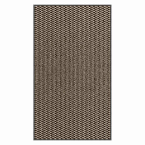 Deurmat 115x200 cm bruin