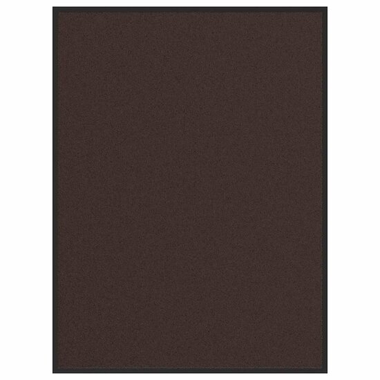 Deurmat 90x120 cm bruin
