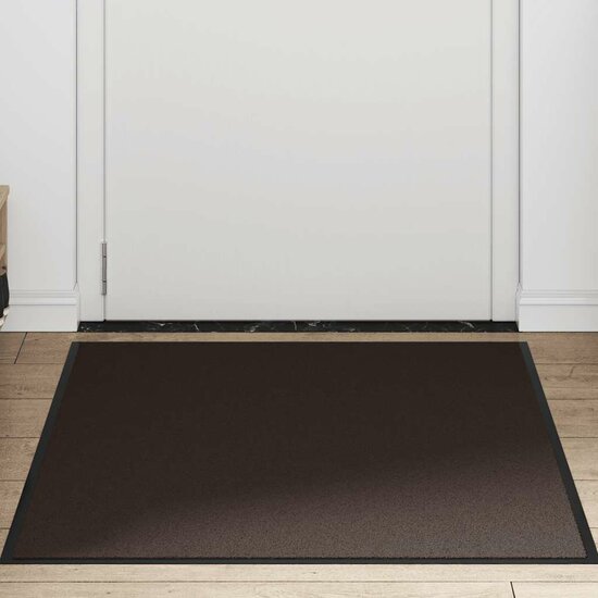 Deurmat 90x120 cm bruin