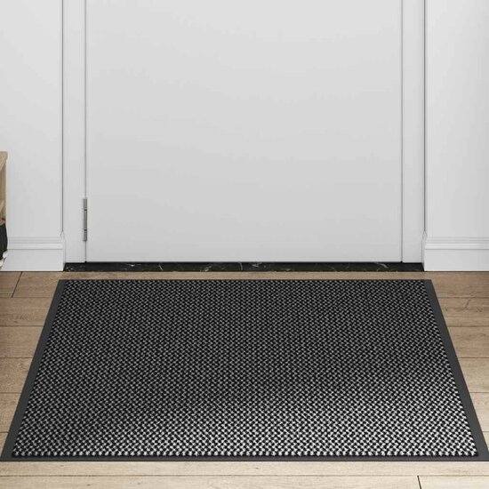 Deurmat 90x150 cm antracietkleurig