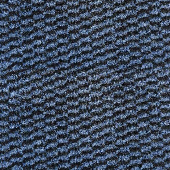 Deurmat 90x120 cm blauw