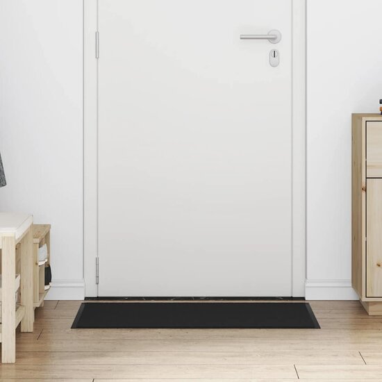 Deurmat 60x90 cm zwart