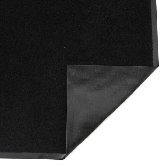 Deurmat 60x90 cm zwart
