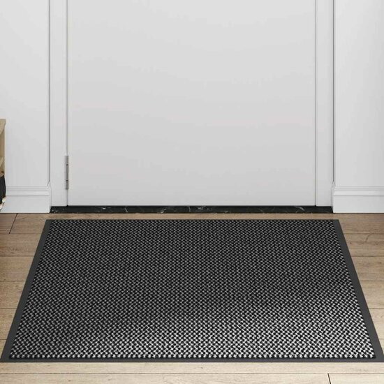 Deurmat 80x120 cm antracietkleurig