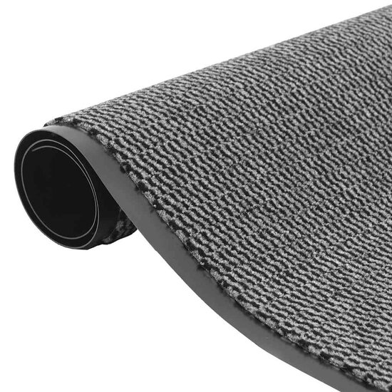 Deurmat 80x120 cm antracietkleurig