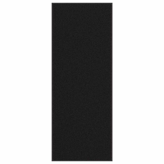 Deurmat 115x300 cm zwart
