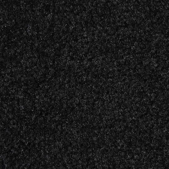 Deurmat 115x300 cm zwart