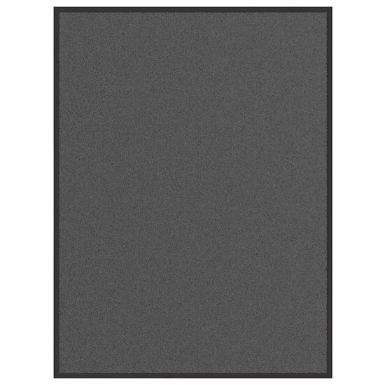Deurmat 80x120 cm antracietkleurig