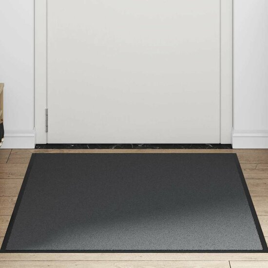 Deurmat 80x120 cm antracietkleurig