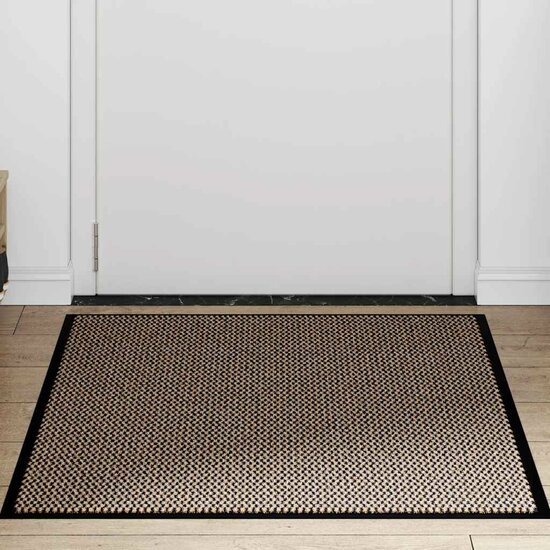 Deurmat 90x120 cm bruin