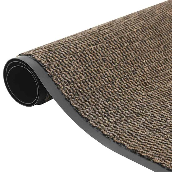 Deurmat 90x120 cm bruin