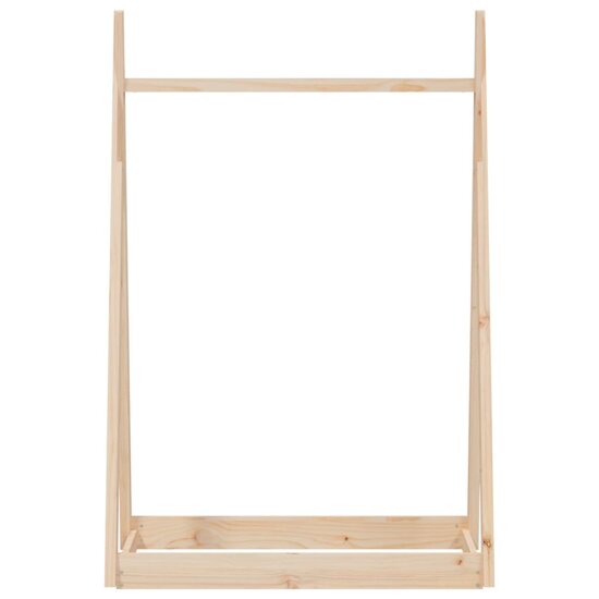 Kledingrek 100x45x150 cm massief grenenhout