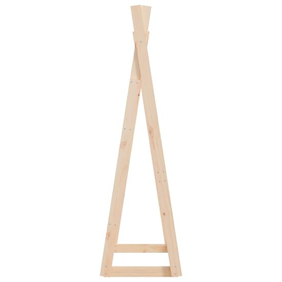 Kledingrek 100x45x150 cm massief grenenhout