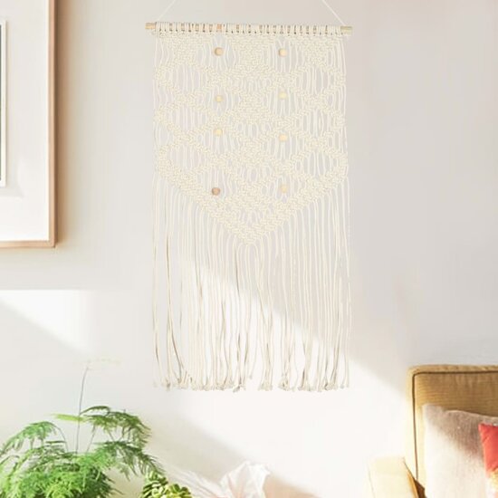 Wandhanger Macram&eacute; 40X80 Cm Katoen