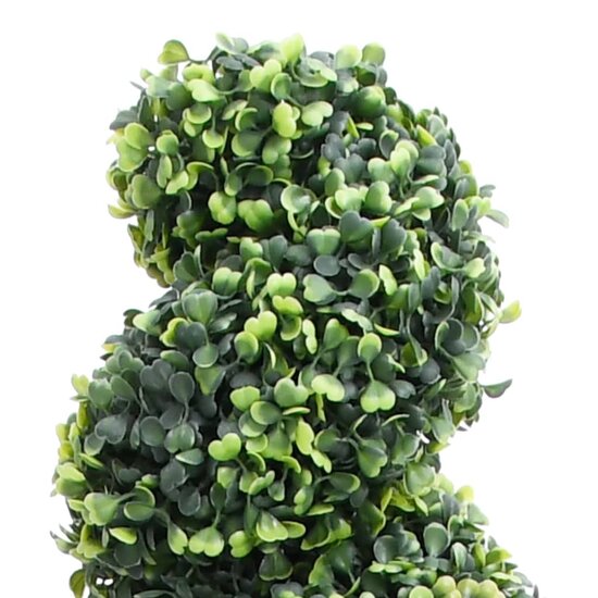 Kunstplant Met Pot Buxus Spiraal 100 Cm Groen 29.5 x 100 cm