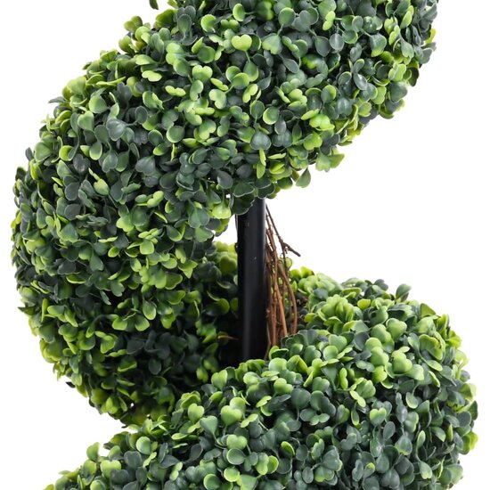 Kunstplant Met Pot Buxus Spiraal 100 Cm Groen 29.5 x 100 cm